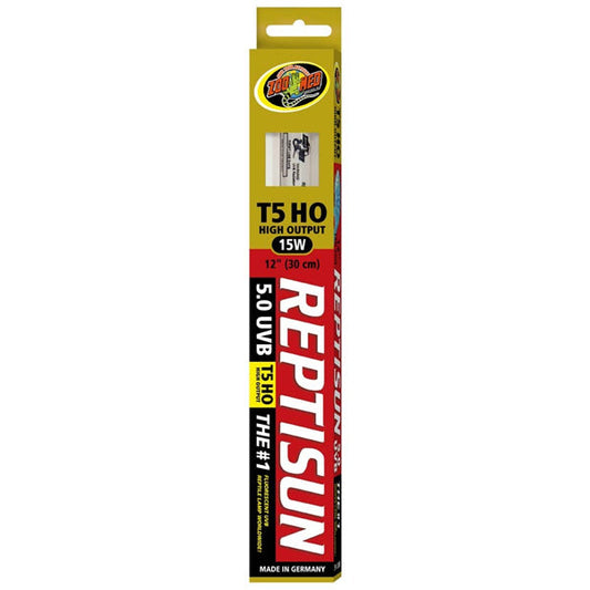 Zoo Med™ ReptiSun® 5.0 UVB T5 HO – High Output Linear Lamp 12"